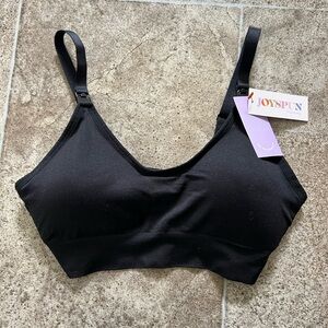Joyspun Women's Maternity Black Bra